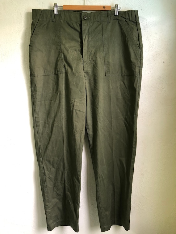 Vintage 80s Us Army Trousers Cargo Pants Serval Zip Size 44 X | Etsy