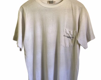 Vintage 90s Banana Republic Pocket Tees T shirt Medium Size