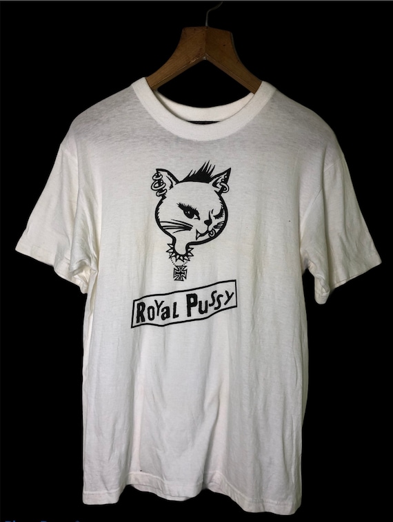 Rare Royal Pussy Punk Anarchy Punk Rock T Shirt Me