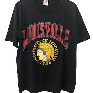 Vintage 90s University Of Louisville T Shirt XL Size