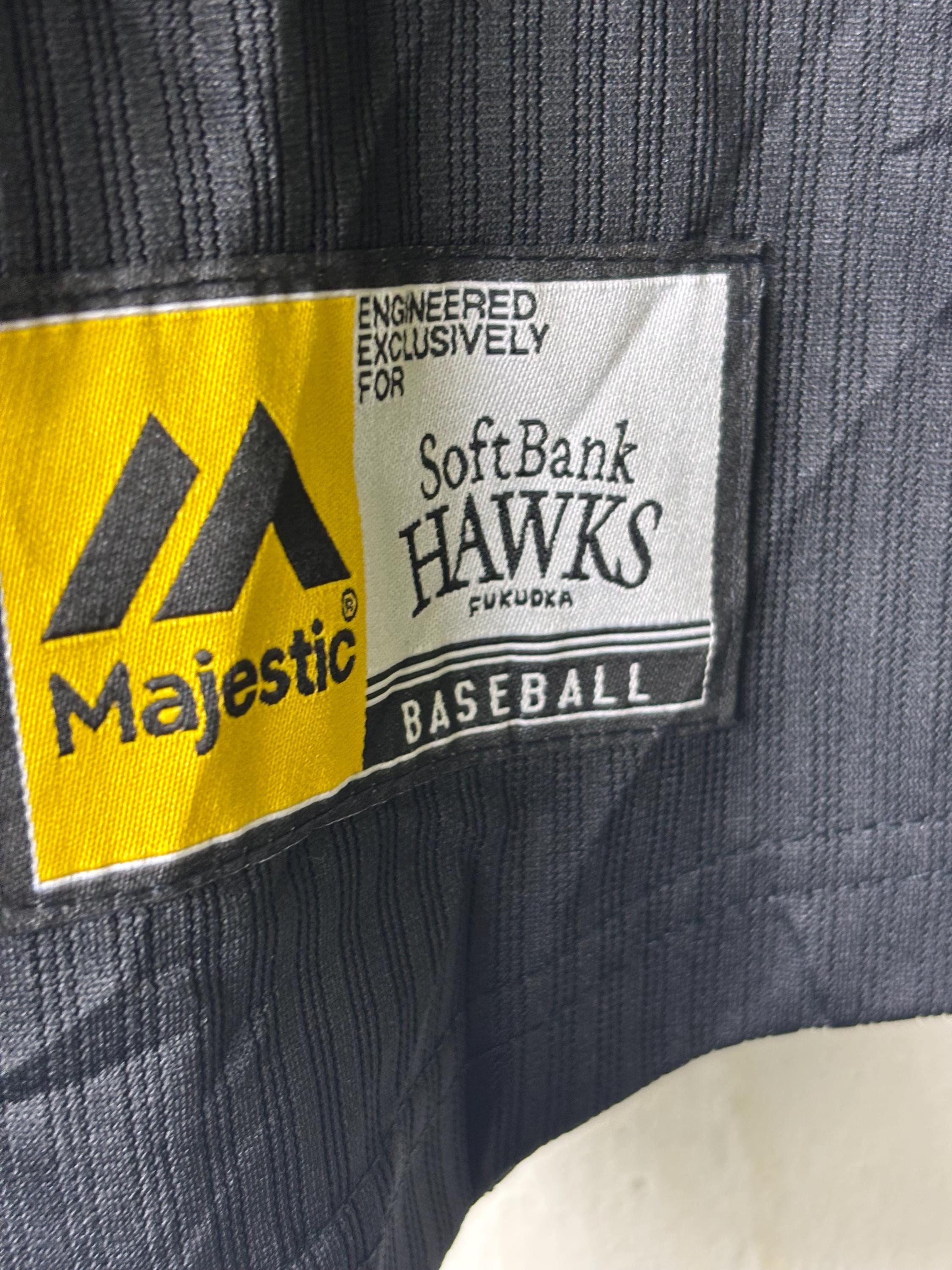 Vintage Fukuoka Softbank Hawks Majestic #5 Matsuda Japanese