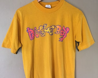 Vintage jaren 90 Bugle Boy Skate Surf-T-shirt groot formaat
