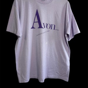 Vintage 90s Avon Cosmetics Promo Skin Care T Shirt XL Size