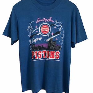 Majestic Hardwood Classics Detroit Pistons Shooting Shirt