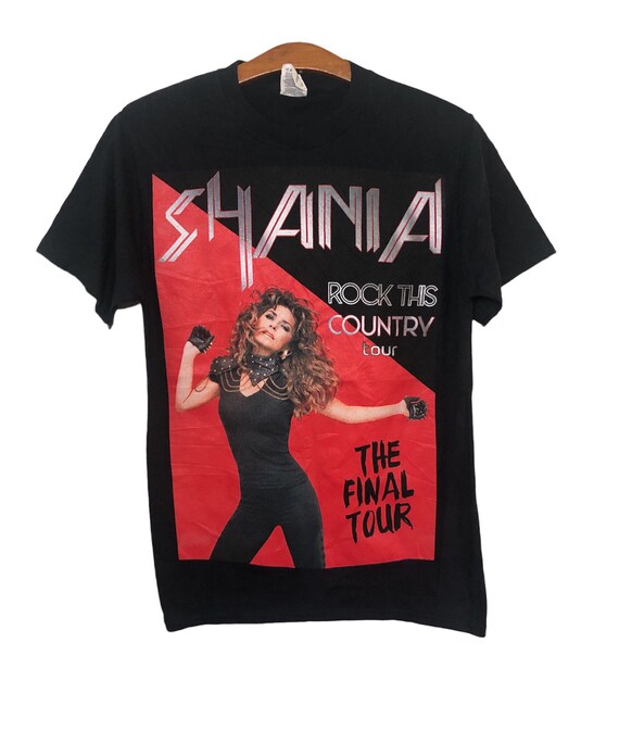 ShaniaTwain Rock This Country Tour Tシャツ Shania Rock This Country Tour Promo Concert T Shirt Small Size - Etsy