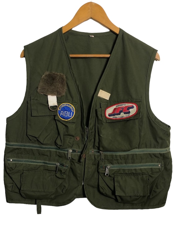 Gilet De Pêche Vintage Orvis – Taille L – Beige – Multi-poches – Coton