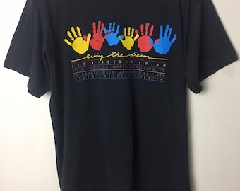 90年代ヴィンテージ マルコムX グラフィックTシャツ：シングルステッチ