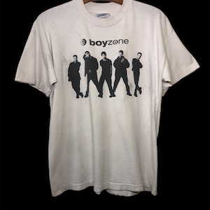 Vintage 90s Boyzone Irish Tour Promo Concert Album T Shirt Medium T Shirt