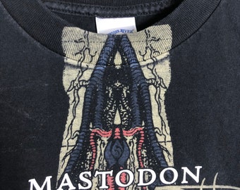 Vintage Y2K Mastodon Blood Mountain Promo Album Tour Concert T