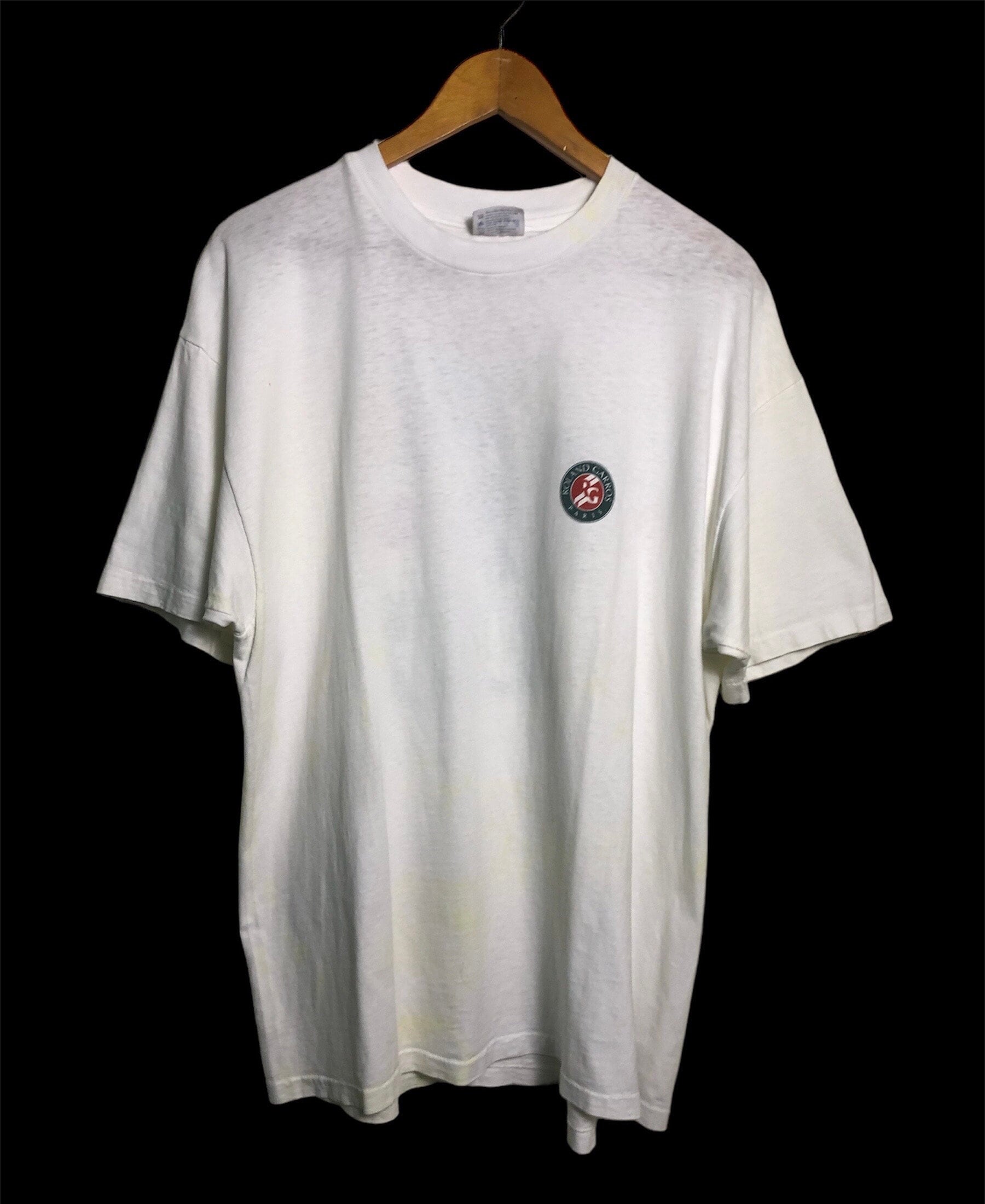 Vintage 1992 Roland Garros French Open Tennis T Shirt XL Vintage 1992 Roland Garros French Open Tennis T Shirt XL