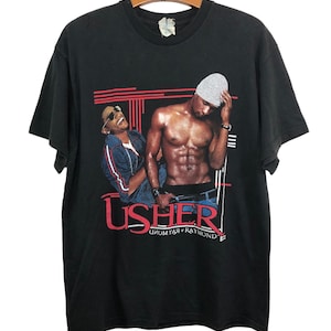 Usher OMG Tour Promo Concert T Shirt Large Size