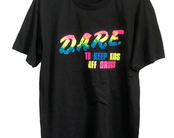 Dare D.A.R.E. Keeping Kids Off Drugs Pullover Hoodie Sweatshirt Darren lion L