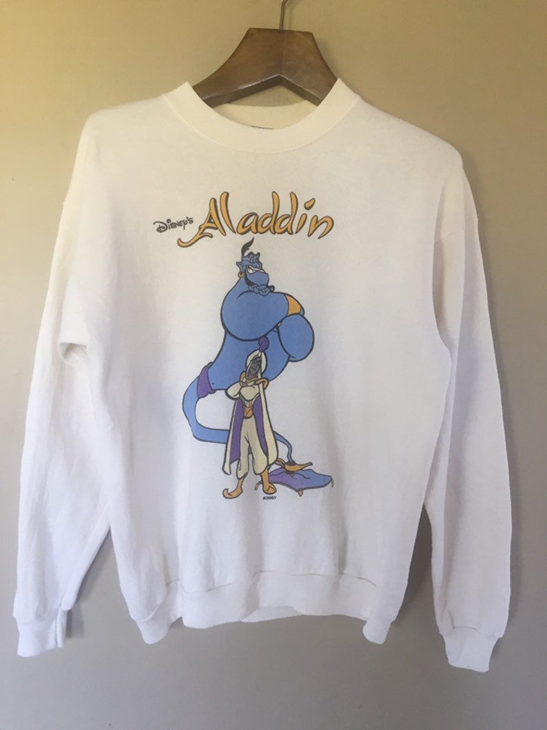 Personalised Disney ALADDIN NEW MOVIE Hoodie Sweatshirt Top OR T-shirt