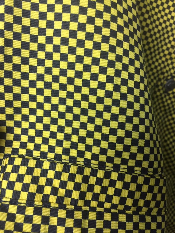 Vintage Gianni Versace Jeans Couture Vest Checker… - image 6