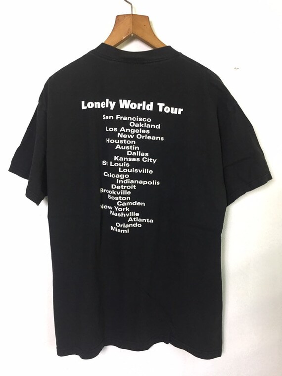 Vintage 90s Elvis Costello Lonely World Tour Concert Promo T Vintage 90s Elvis Costello Lonely World Tour Concert Promo T