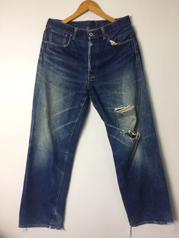 Vintage Canes Sugar Canes Distressed  Selvedge Den