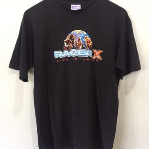 Vintage Racer X Live In Japan T Paul Gilbert Guitar Hero Ibanez T Shirt Medium Size