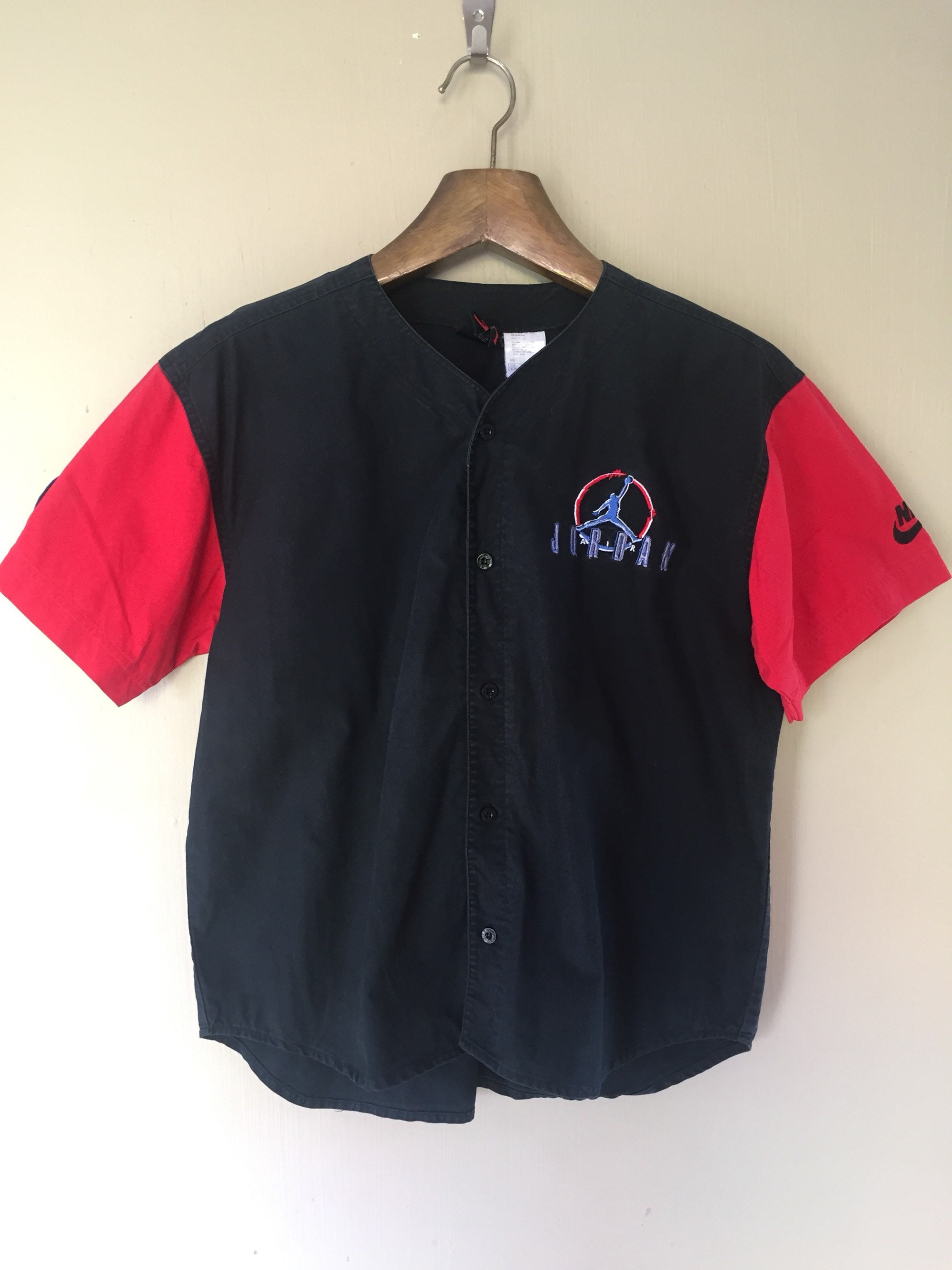 Vintage Rare Nike Air Michael Jordan Baseball Button up Jersey -   Denmark