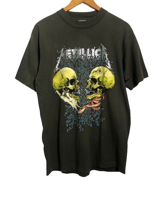 Vintage 90s Metallica Pushead T Shirt Large Size - Etsy