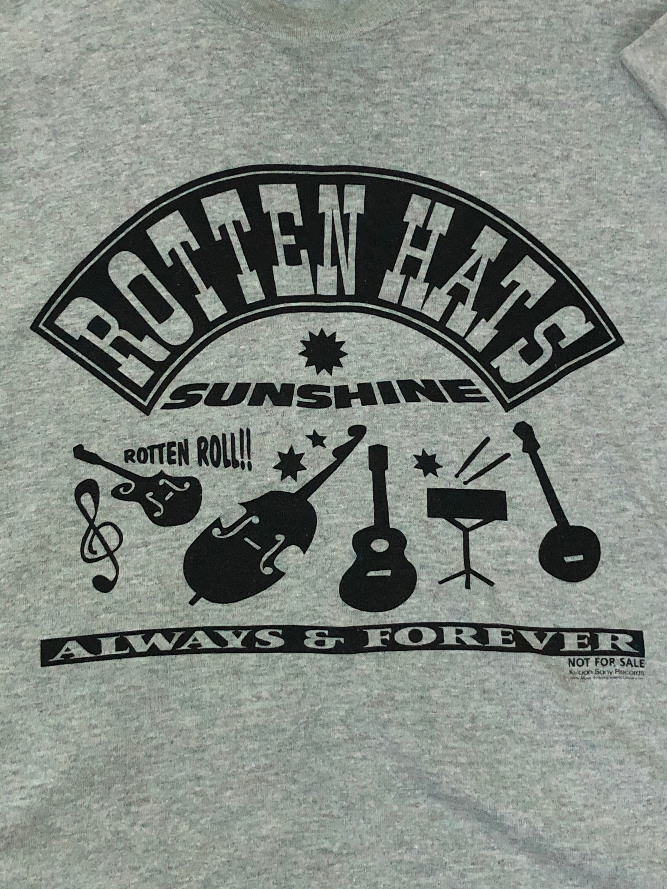 90's ROTTEN HATS SUNSHINE Tシャツ バンド バンTee 90年代ヴィンテージ ロッテンハッツ サンシャイン プロモ