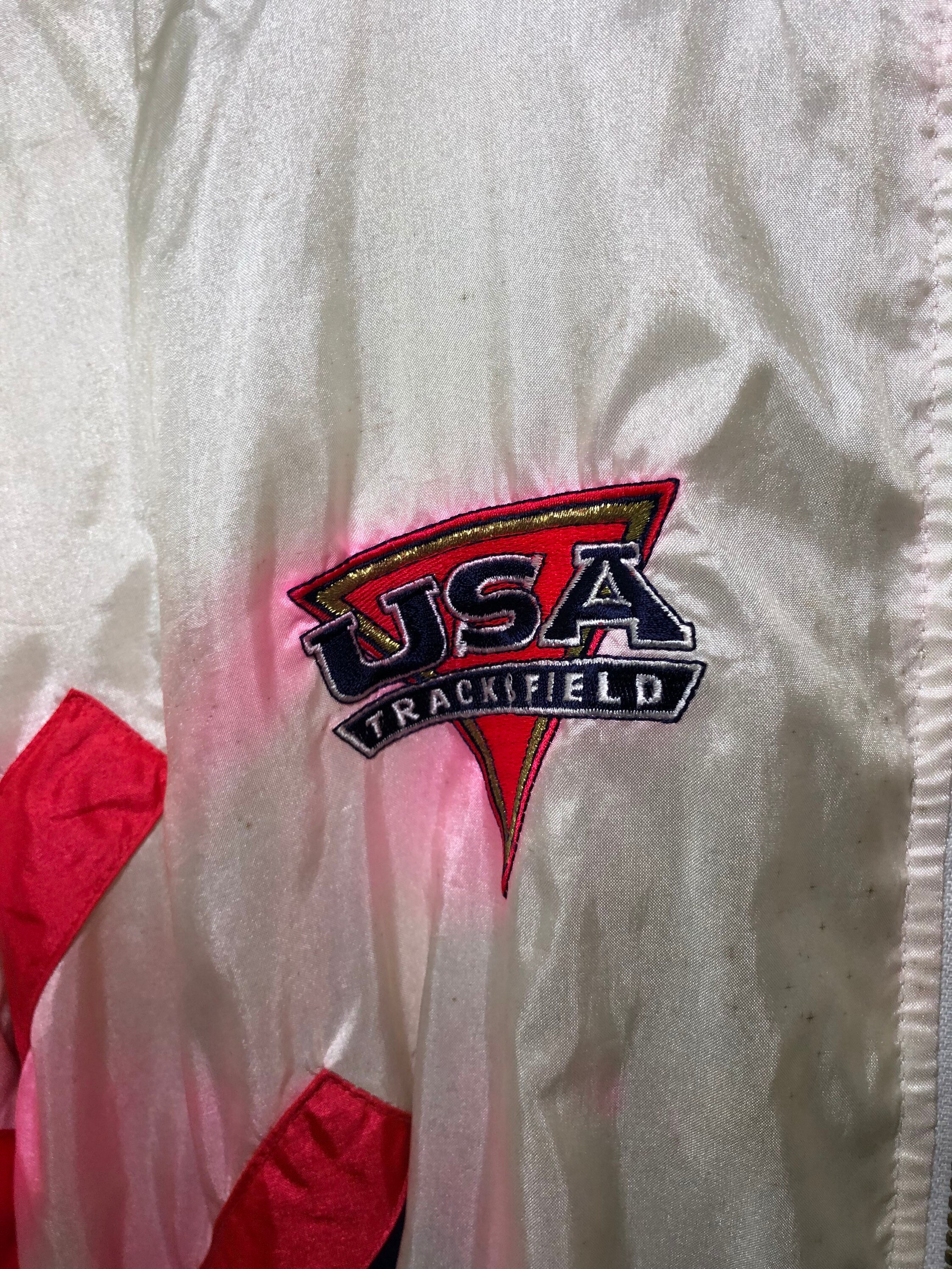 Vintage 90s Nike USA Track & Field Jacket Large Size - Etsy