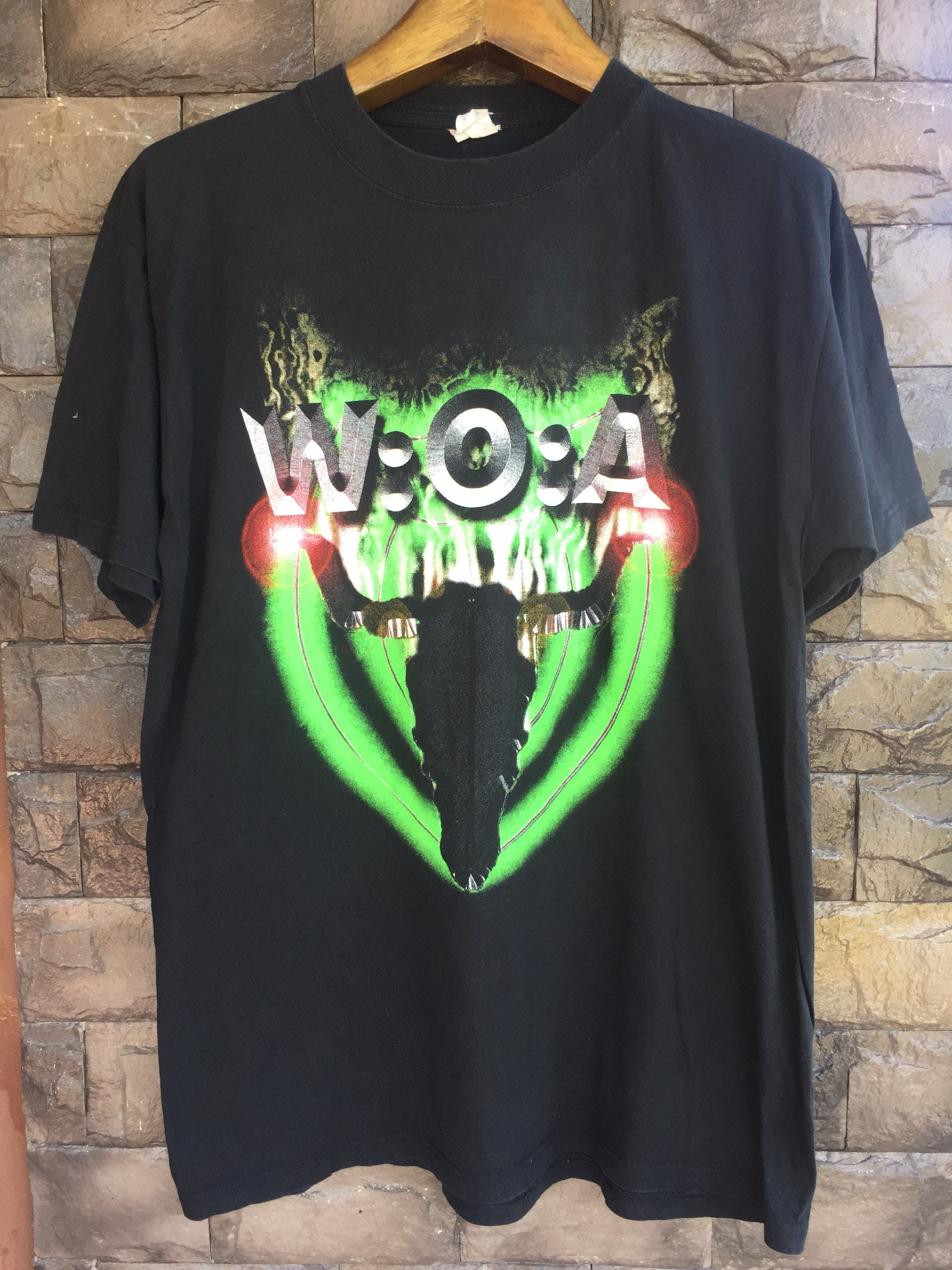 Vintage W.O.A Wacken Open Air Promo Concert Tour Gig T Shirt - Etsy