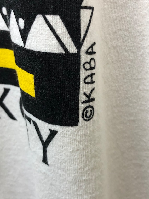 ヴィンテージ 90 年代 ソーホー ニューヨーク カバ アート T シャツ XL 