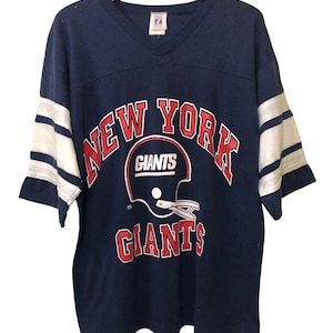Vintage 80s New York Giants NFL T Shirt Large Size