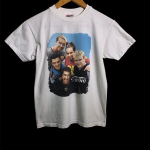 vintage Y2K Nsync Promo Album Tour Concert T-shirt taille moyenne jeune