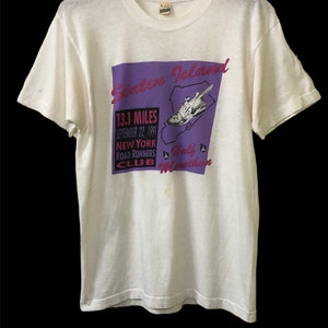 Vintage 90s New York Road Runners Club Half Marathon T Shirt Large Size