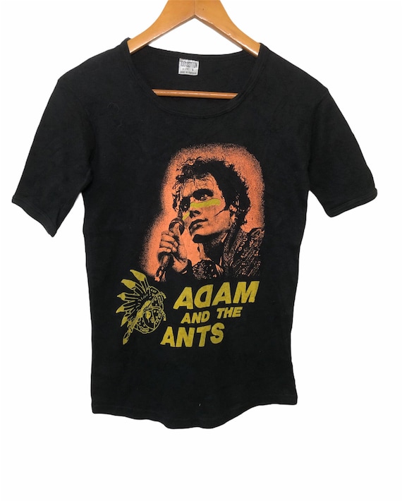 Vintage Adam And The Ants Punk Rock Bootleg T Shi… - image 1