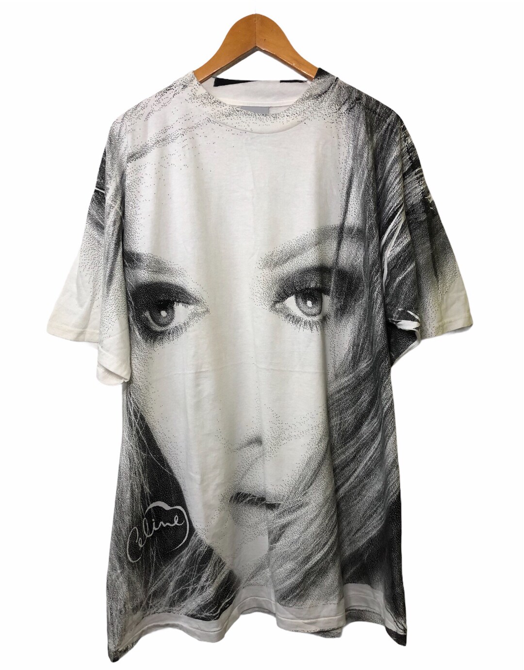 Vintage 90s Celine Dion OVP Full Print T Shirt 2XL Size - Etsy