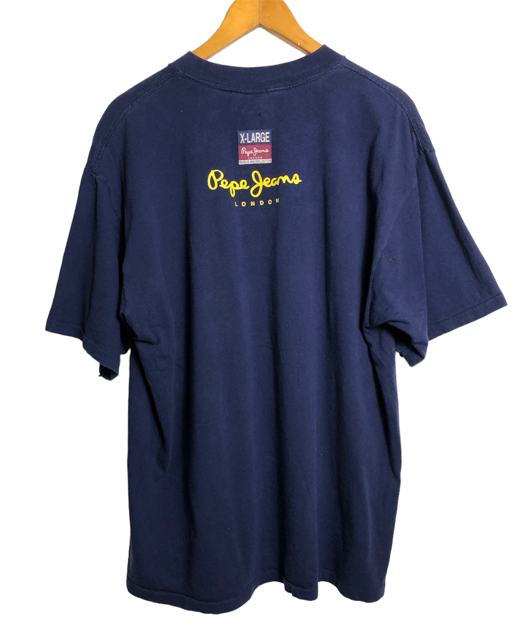 Vintage 90s Pepe Jeans London T Shirt XL Size - Etsy