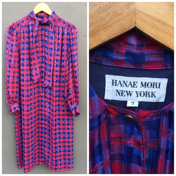 Vintage HANAE MORI Print Dress
