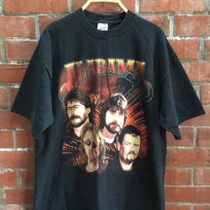 Vintage Alabama Dancin&#39; On The Boulevard Tour Promo Concert Album T Shirt XL Size