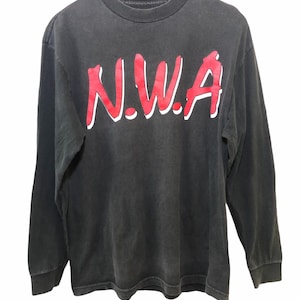 Vintage N.W.A Hip Hop Promo Tour Concert T Shirt Medium Size