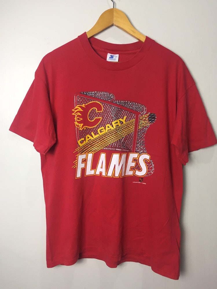 Vintage NHL (Shain Of Canada) - Calgary Flames Satin Jacket 1980s Medium –  Vintage Club Clothing