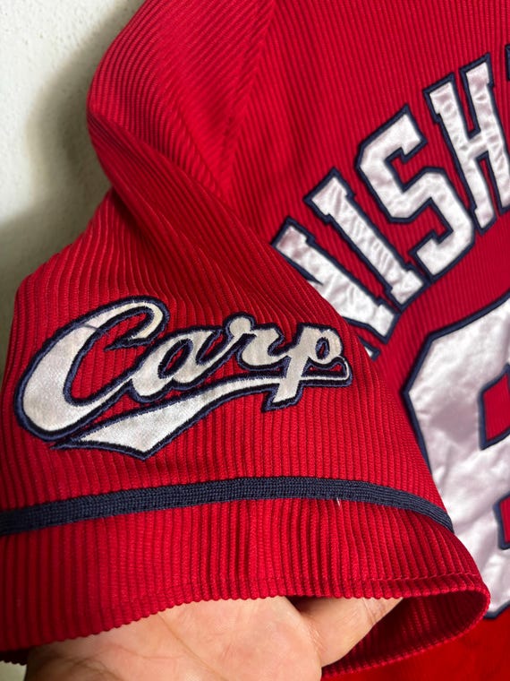Hiroshima Toyo Carp #63 Nishikawajapan Baseball Descente Jersey