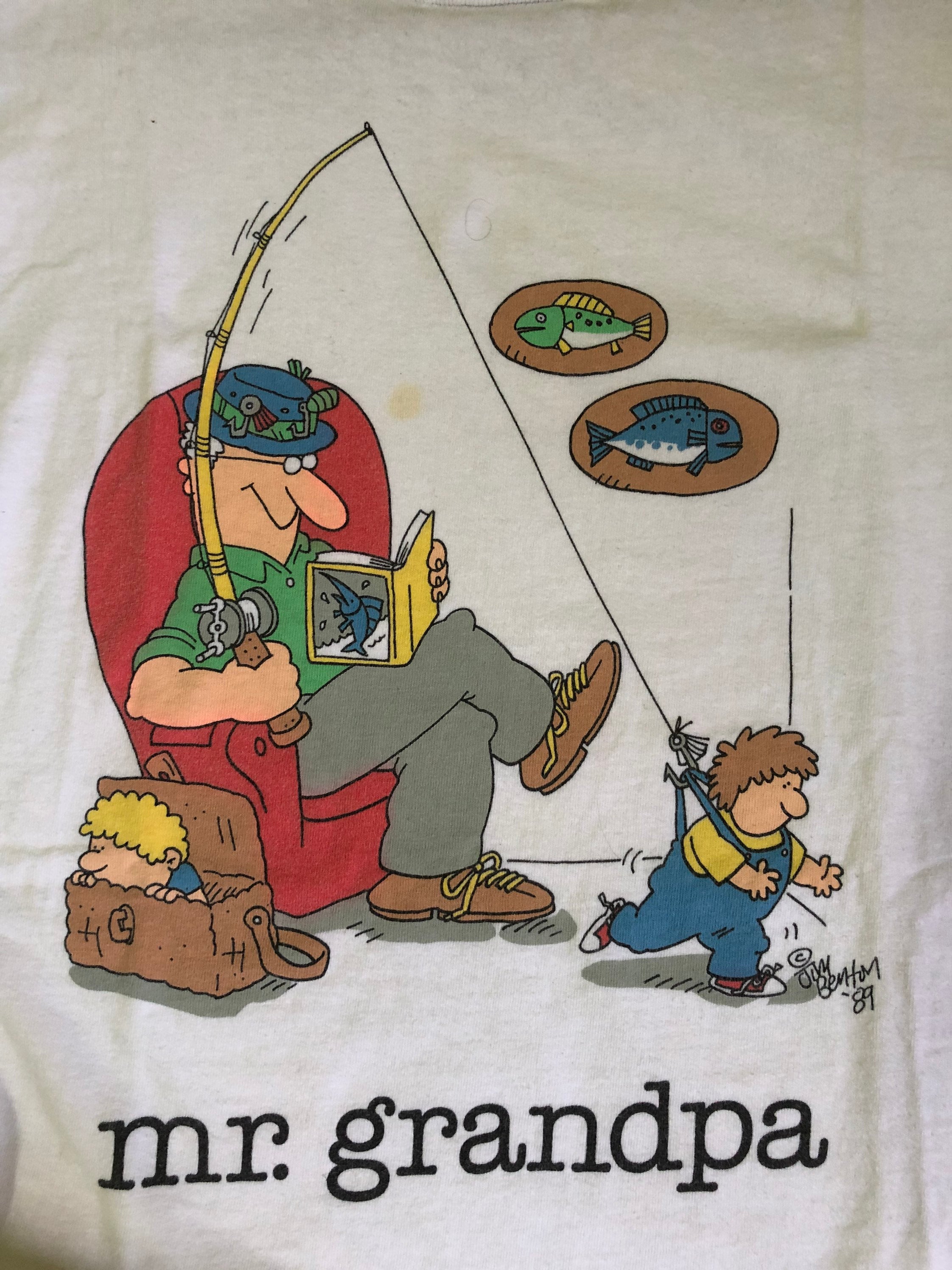 90s USA Jim Benton mr. video POP ART TEE 90s USA Jim Benton mr. video POP ART TEE