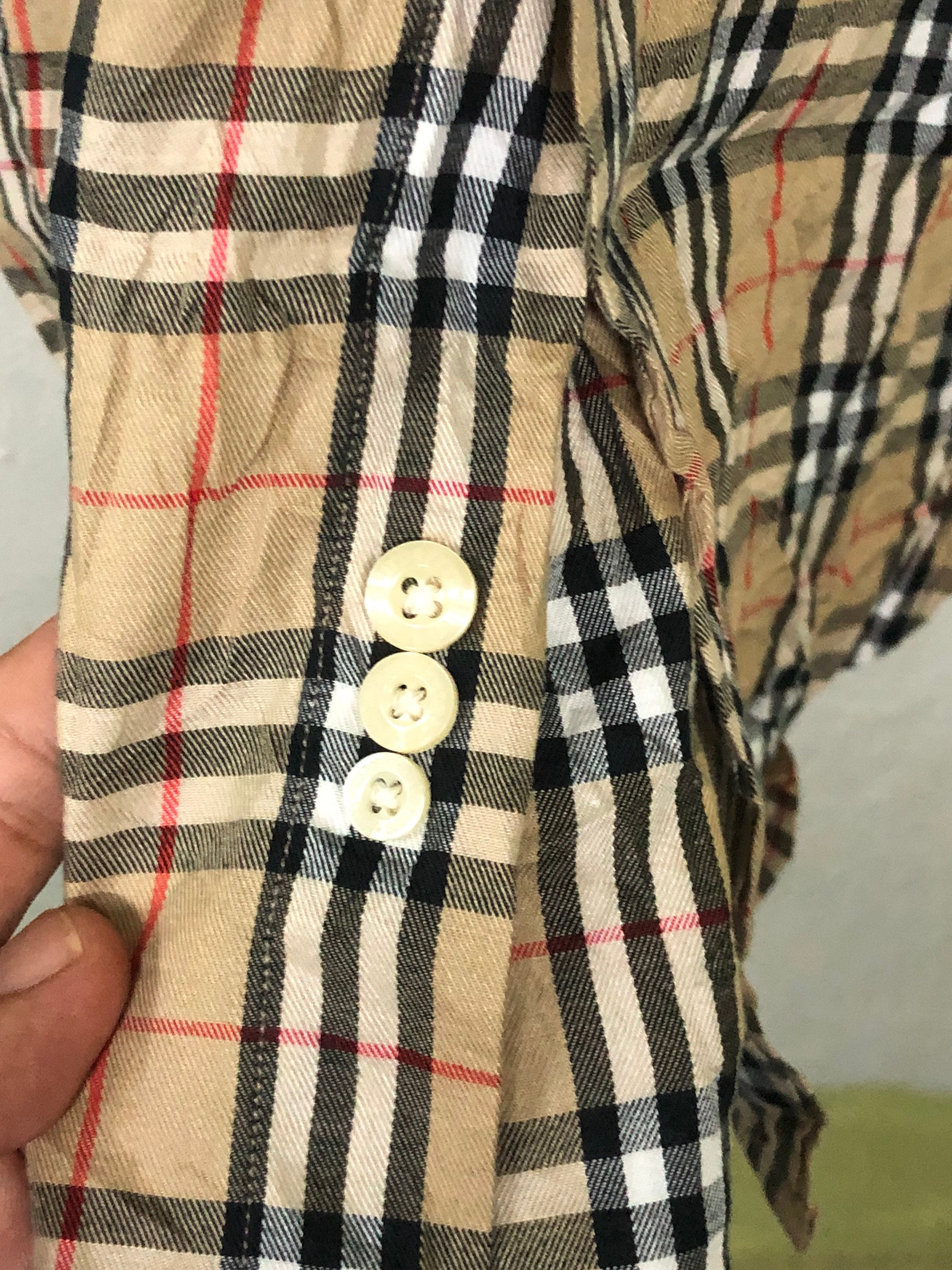 Vintage Burberrys of London Nova Check Shirt Small Size - Etsy