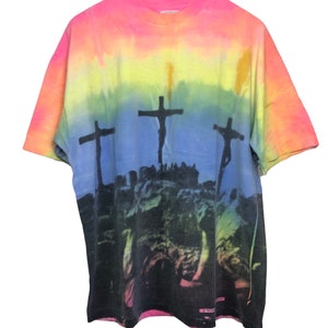 Vintage 90s All Overprints Exodus Production T Shirt