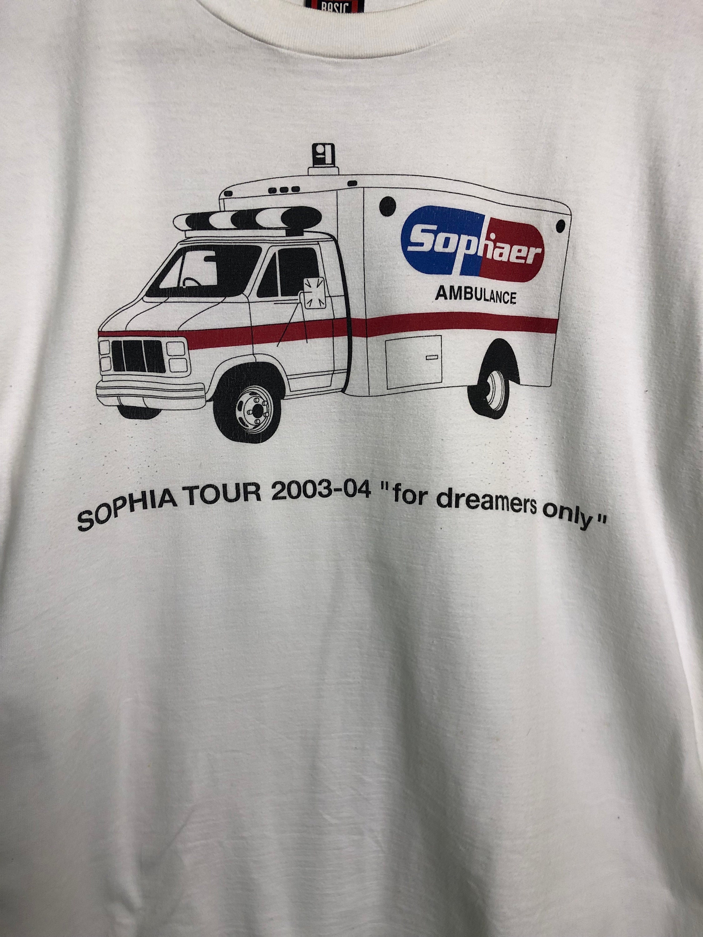 Vintage Sophia Tour 2003 - 2004 for Dreamer Only Promo T