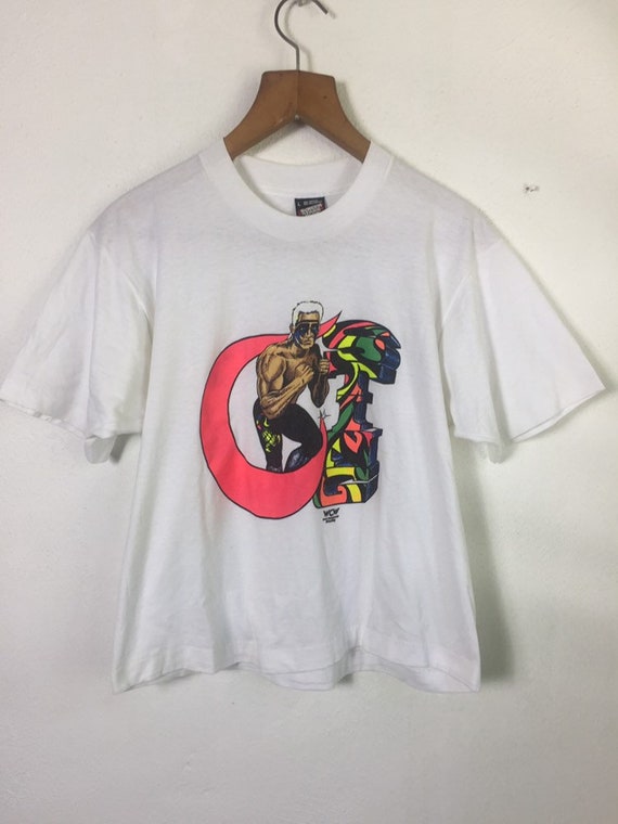 Vintage 90s Sting Stinger Wcw Wwf T Shirt Large Si