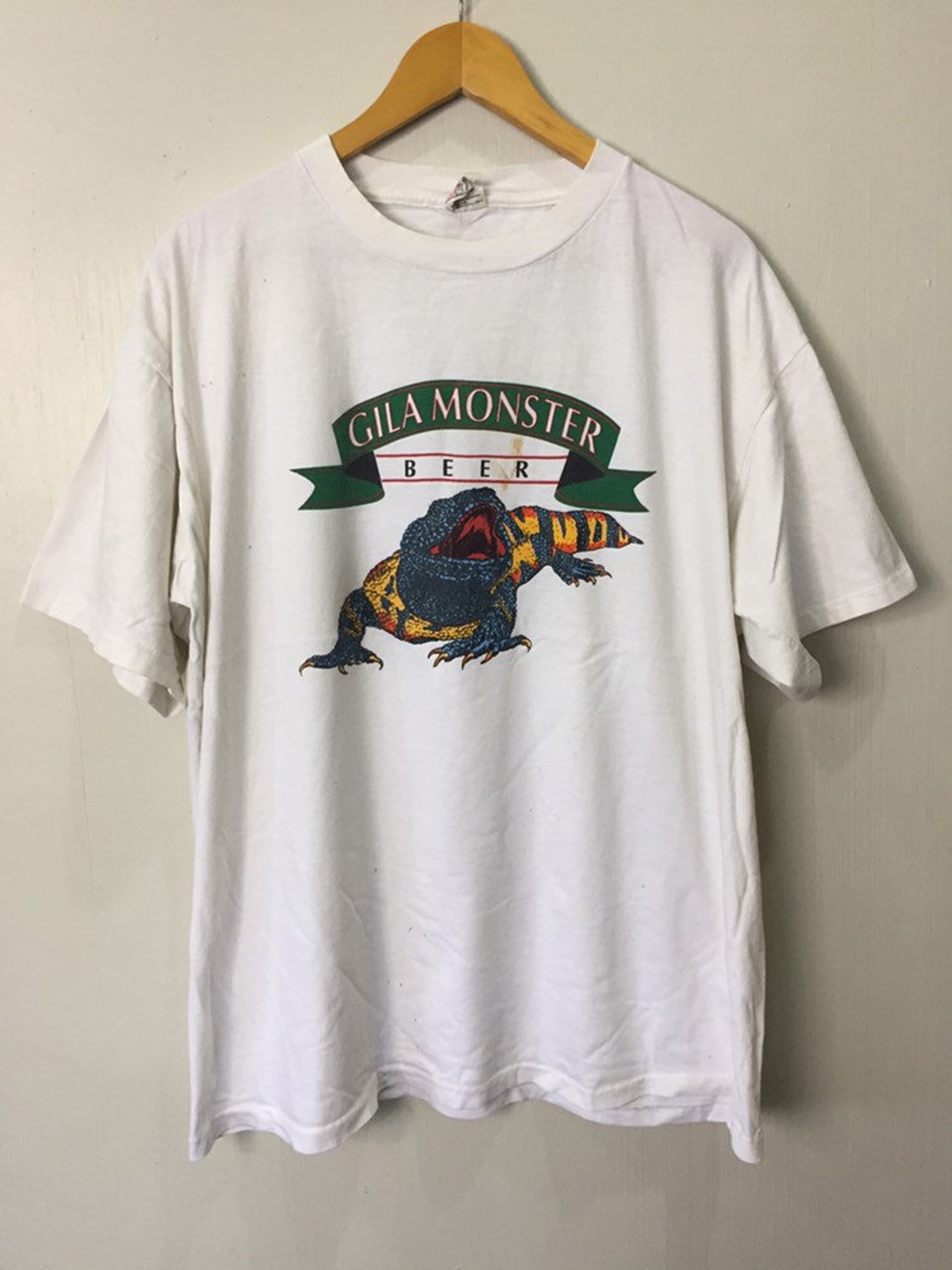 Vintage 90s Gila Monster Beer T Shirt XL Size - Etsy India
