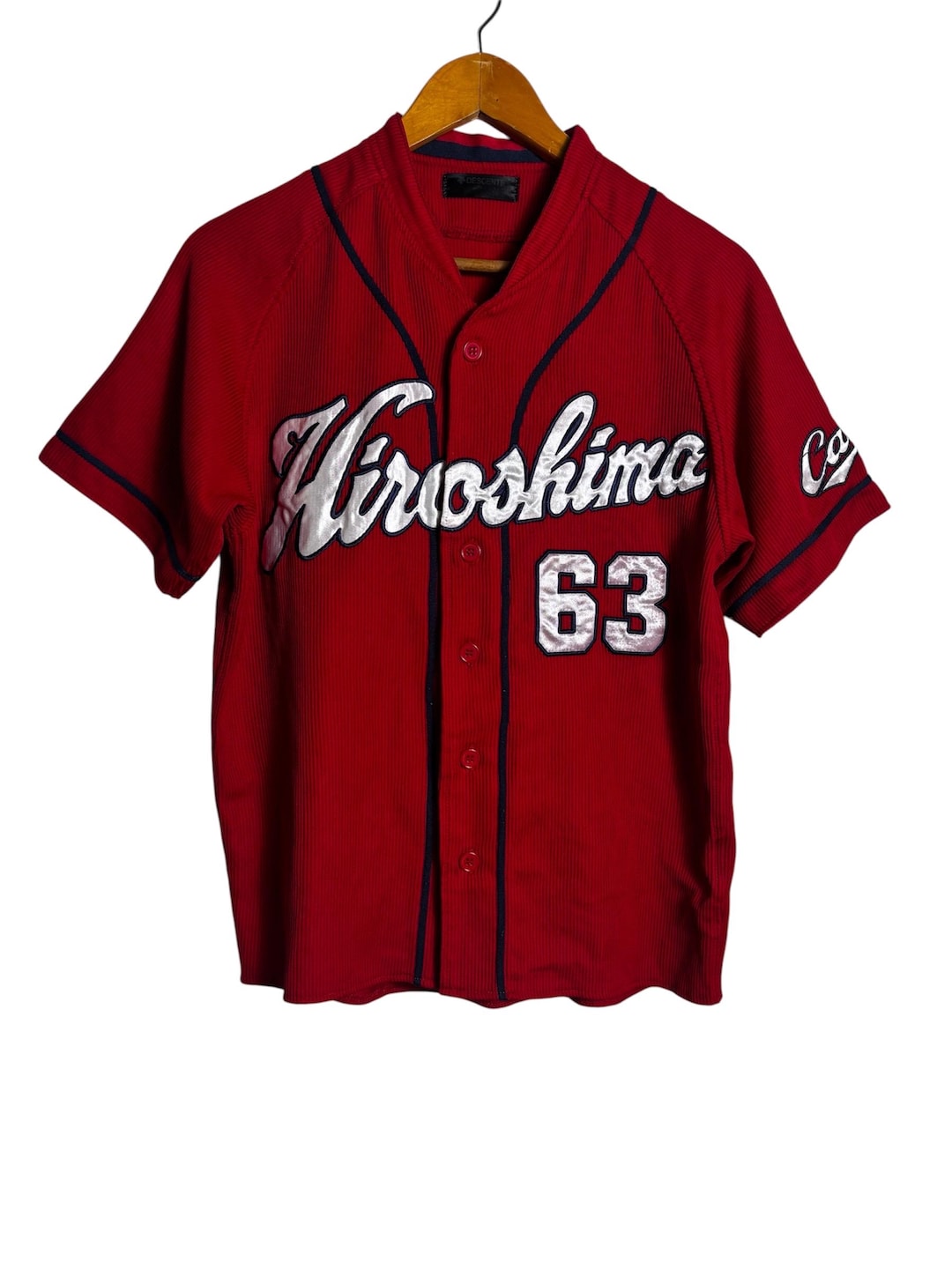 Hiroshima Toyo Carp #63 Nishikawajapan Baseball Descente Jersey
