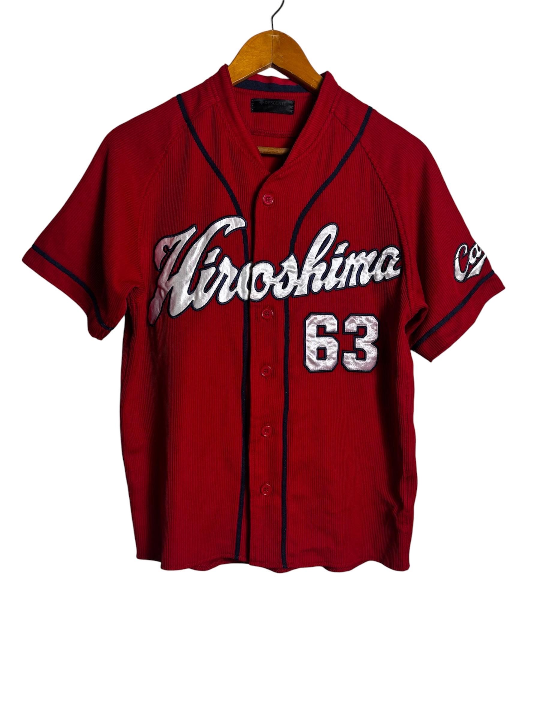 Hiroshima Toyo Carp #63 Nishikawajapan Baseball Descente Jersey