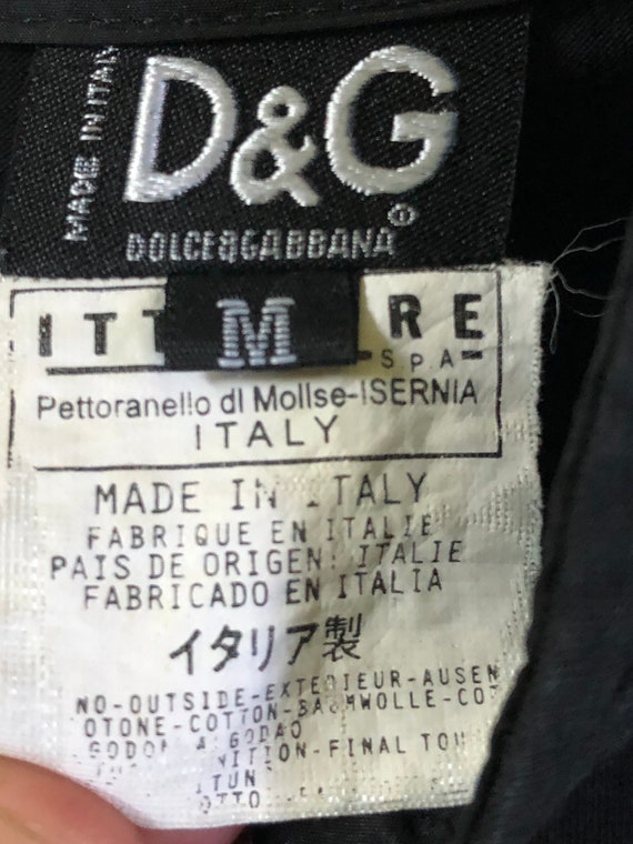 Vintage Dolce and Gabbana Spell Out Shirt Medium … - image 6