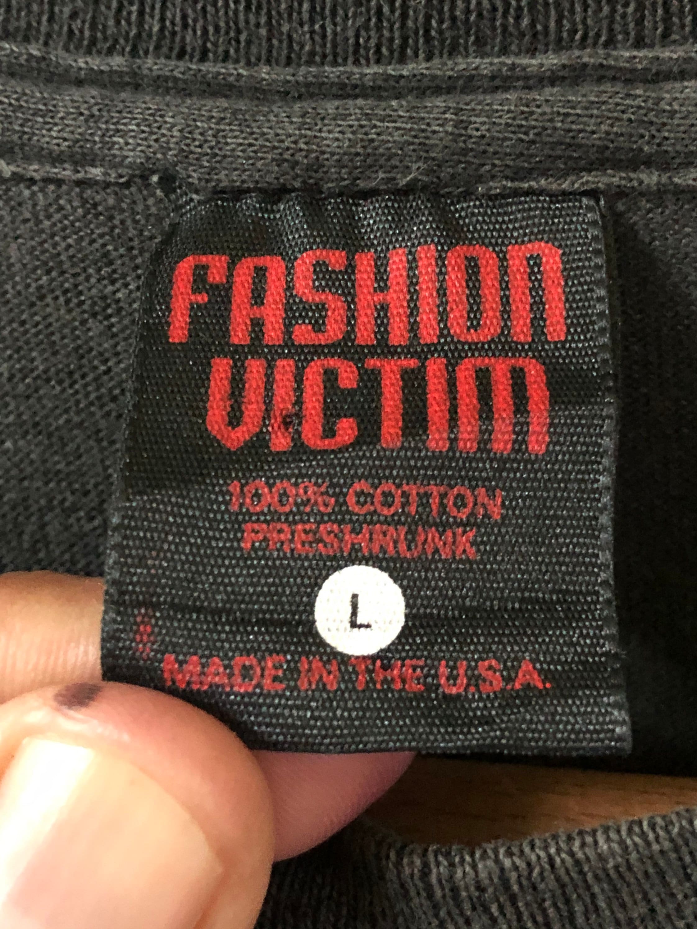 Vintage 90s Ascension Comics Top Cow Fashion Victim T Shirt Large 