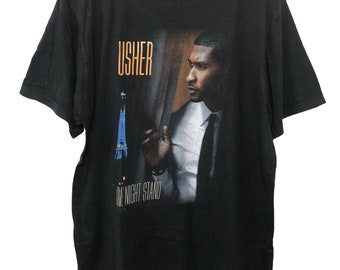 Vintage Usher One Night Stand Tour Promo Concert T Shirt XL Size