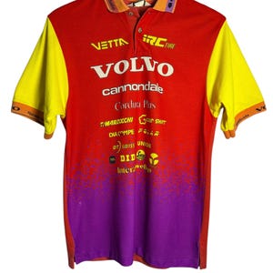 Maillot De Cyclisme Vintage Cannondale Années 90 – Pour VTT Ou Route – Taille M – Occasion En Très Bon état
